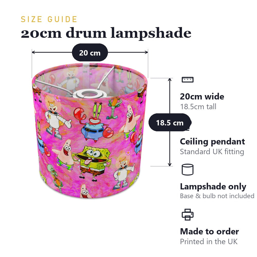 Cartoon Ocean Adventure lampshade