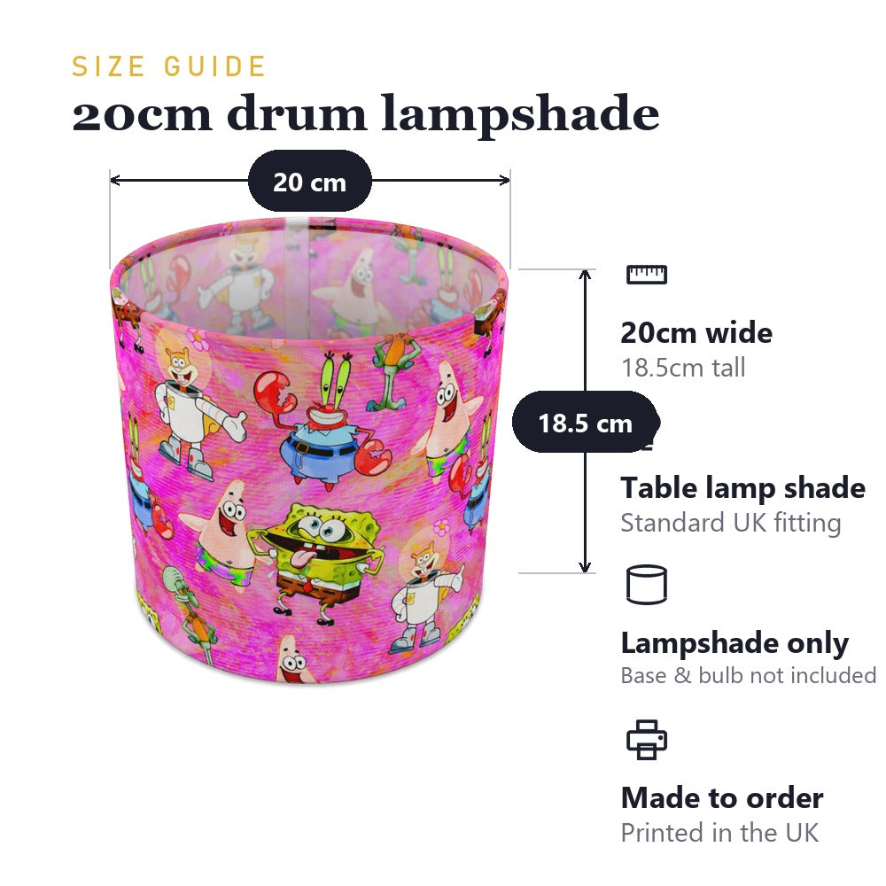 Cartoon Ocean Adventure lampshade