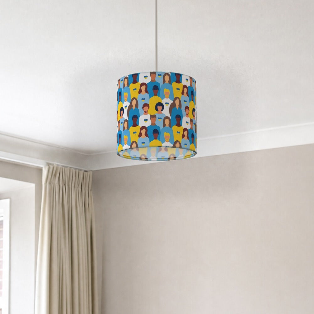 Diverse Unity Pattern lampshade
