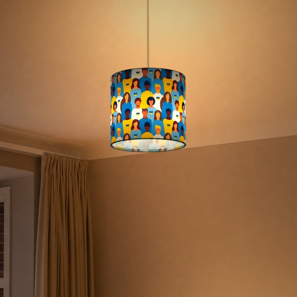 Diverse Unity Pattern lampshade