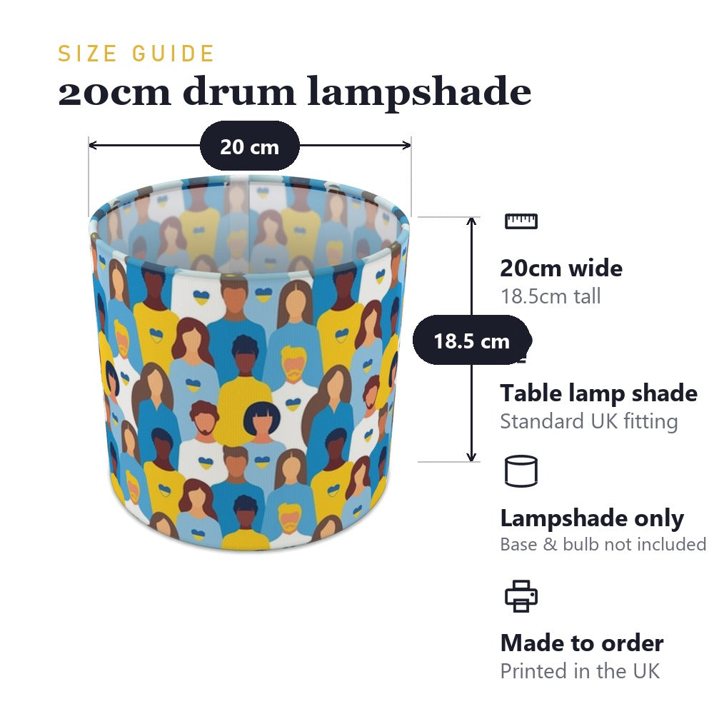 Diverse Unity Pattern lampshade