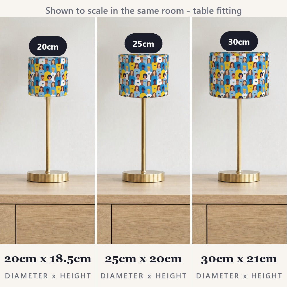 Diverse Unity Pattern lampshade