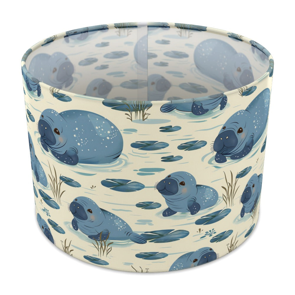Playful Manatees lampshade - 30cm Table