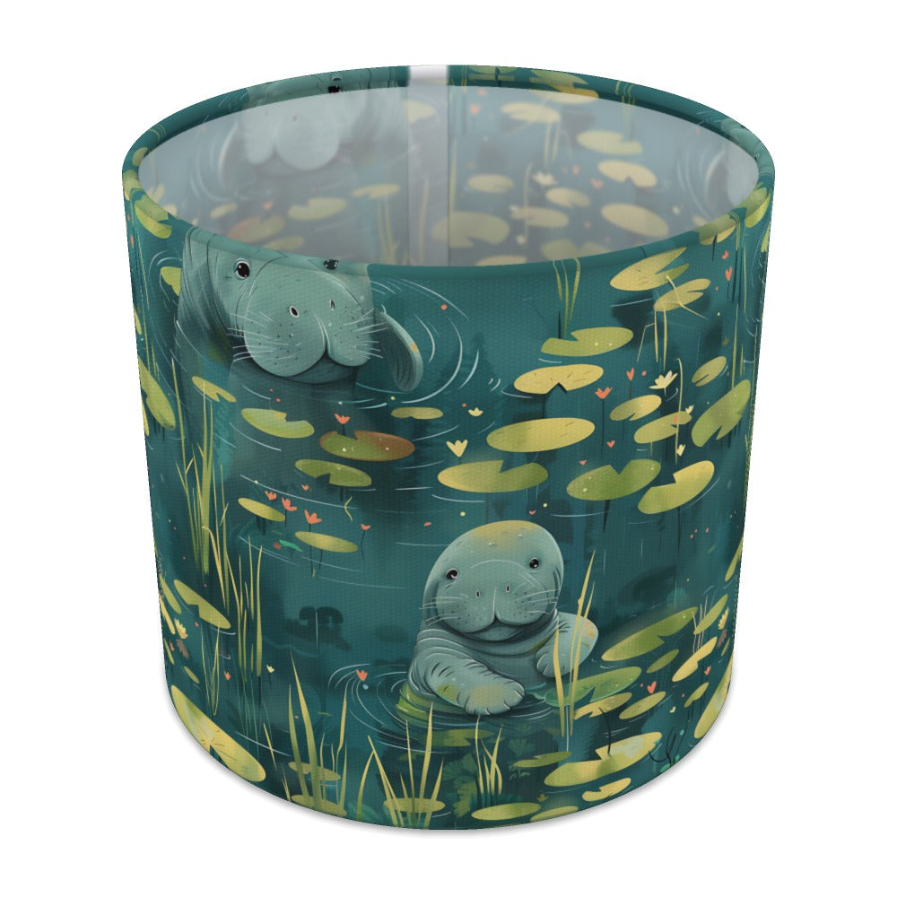 Playful Manatees lampshade - 20cm Table