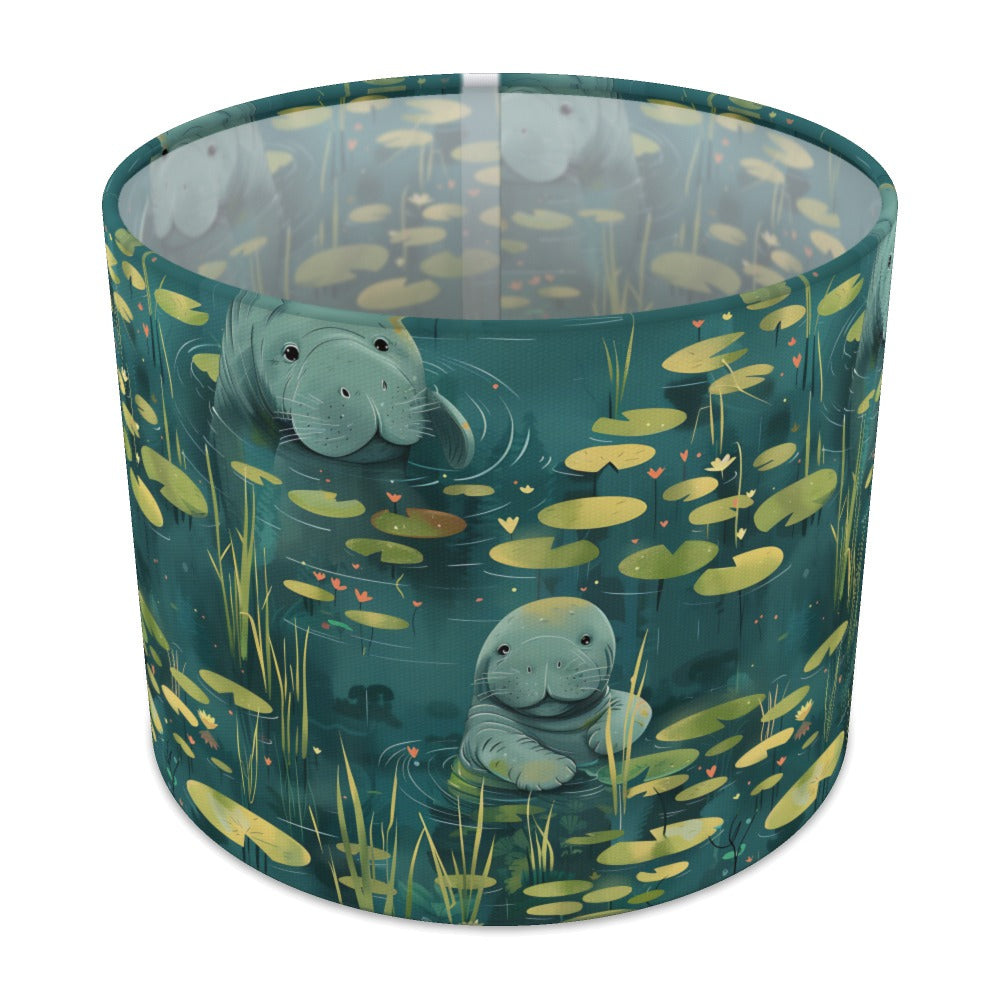 Playful Manatees lampshade - 25cm Table