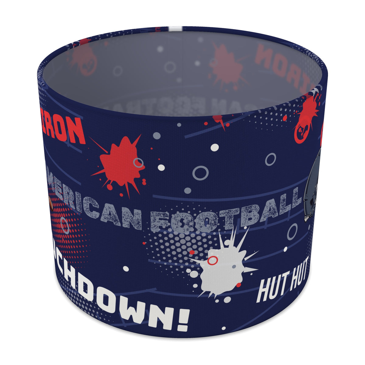 Navy Touchdown II lampshade - 25cm x 20cm Table