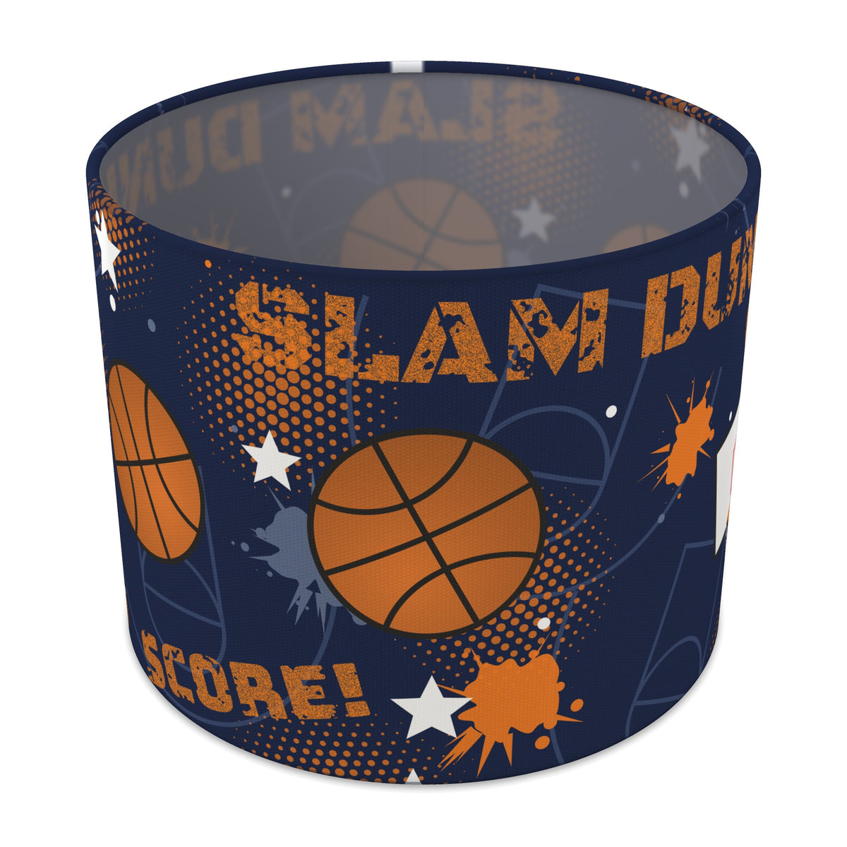 Navy Slam Dunk II lampshade - 25cm x 20cm Table