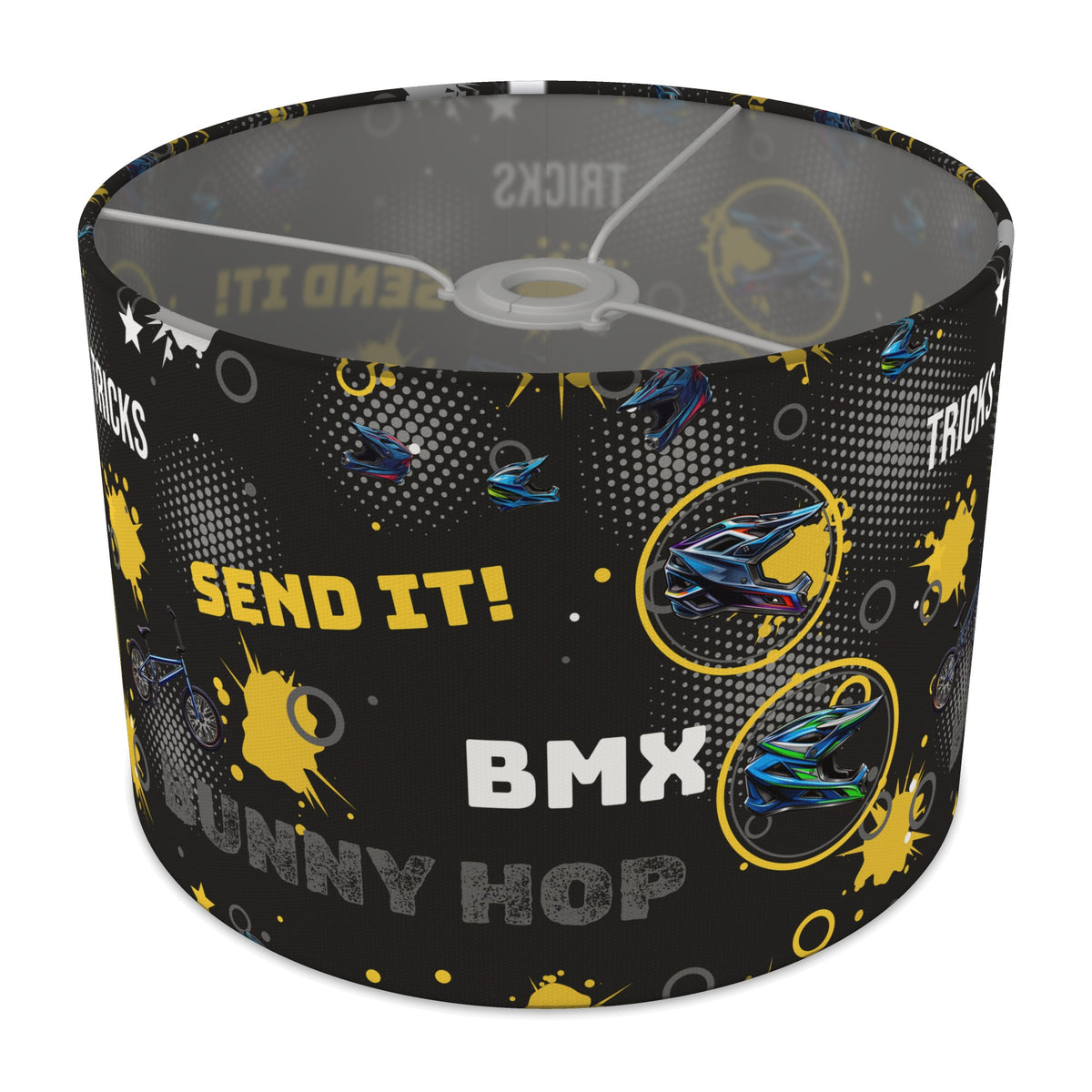 Black BMX Tricks II lampshade - 30cm x 21cm Ceiling