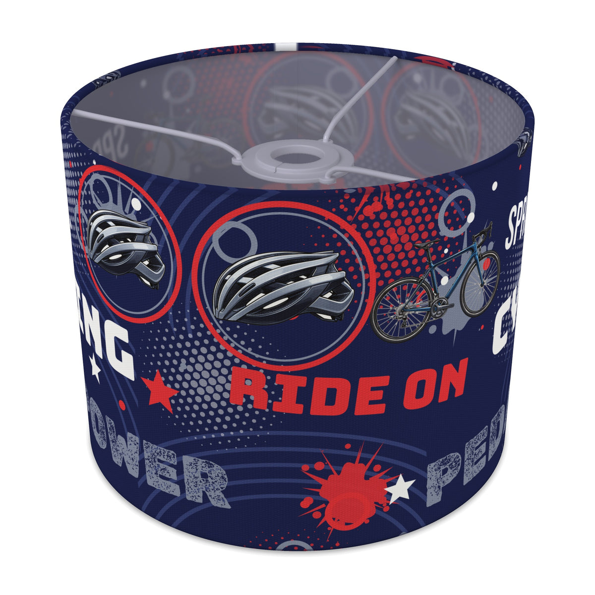 Navy Pedal Power II lampshade - 25cm x 20cm Ceiling