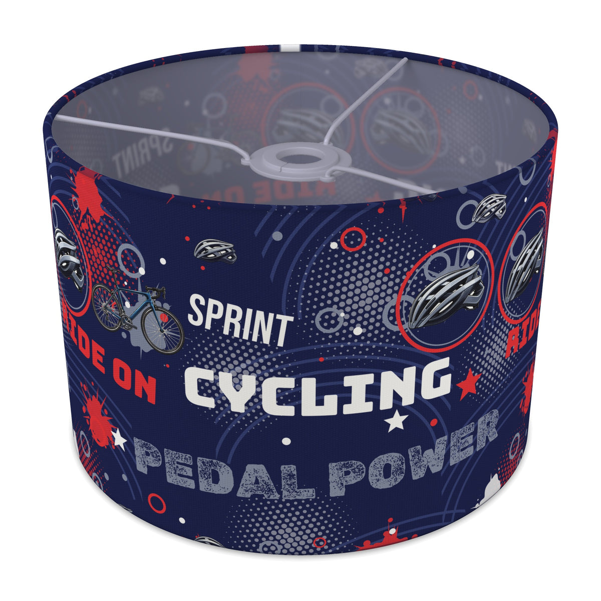 Navy Pedal Power II lampshade - 30cm x 21cm Ceiling