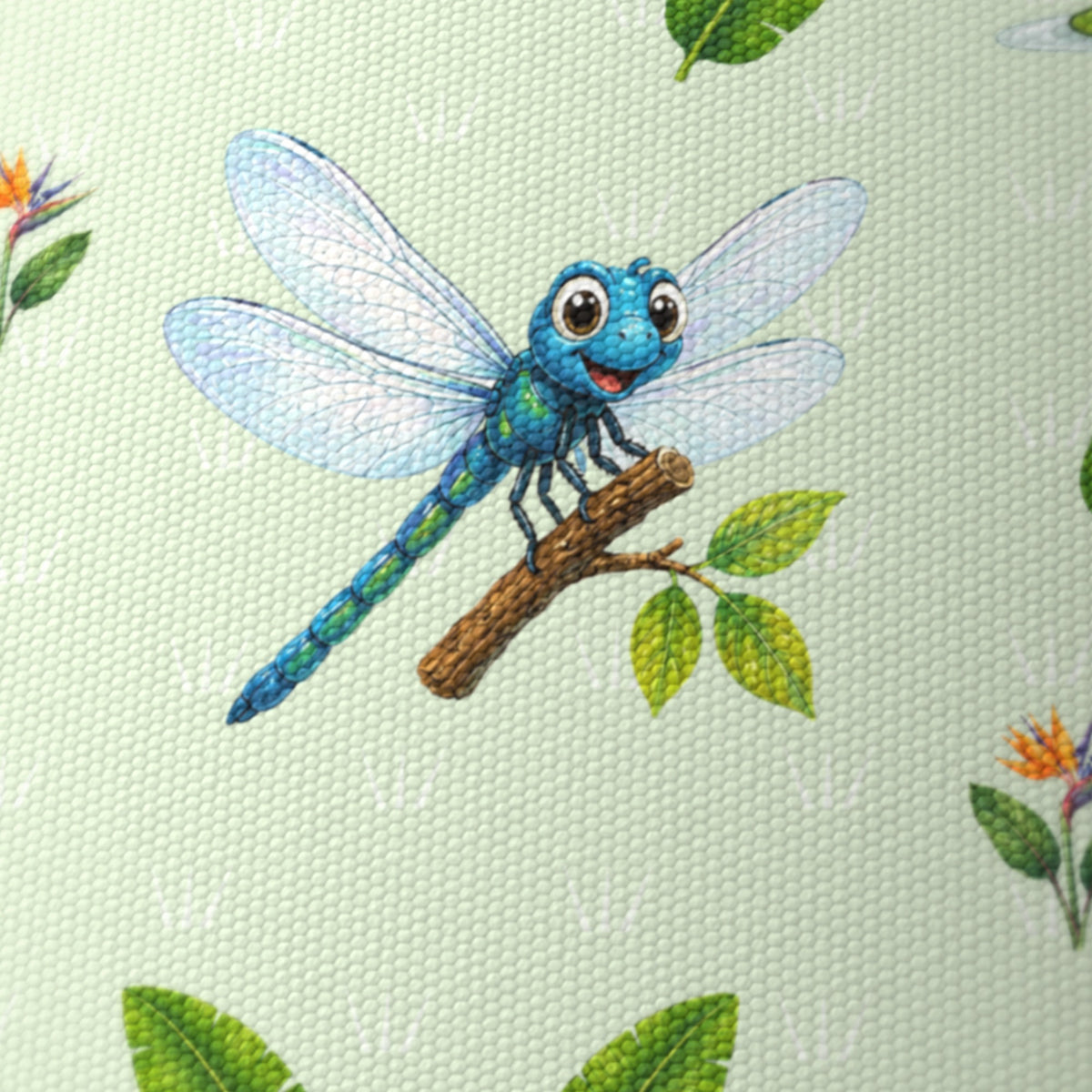 Meadow Bug Friends II lampshade - 20cm x 18.5cm Ceiling - photo 6