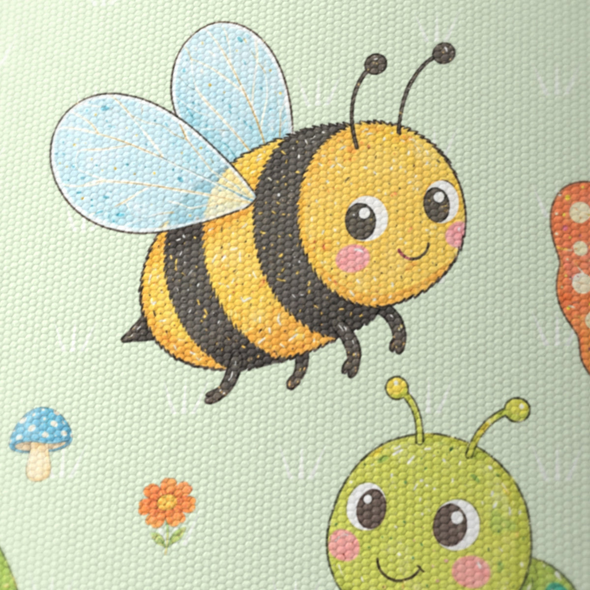 Meadow Garden Bugs II lampshade - 20cm x 18.5cm Ceiling - photo 6