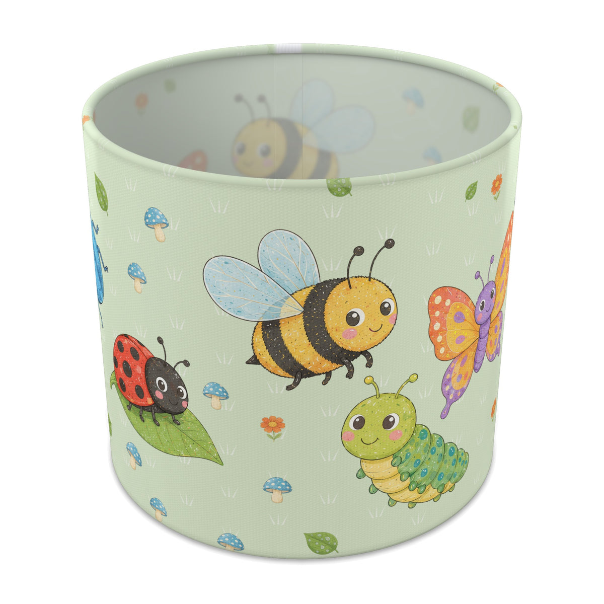 Meadow Garden Bugs II lampshade - 20cm x 18.5cm Table