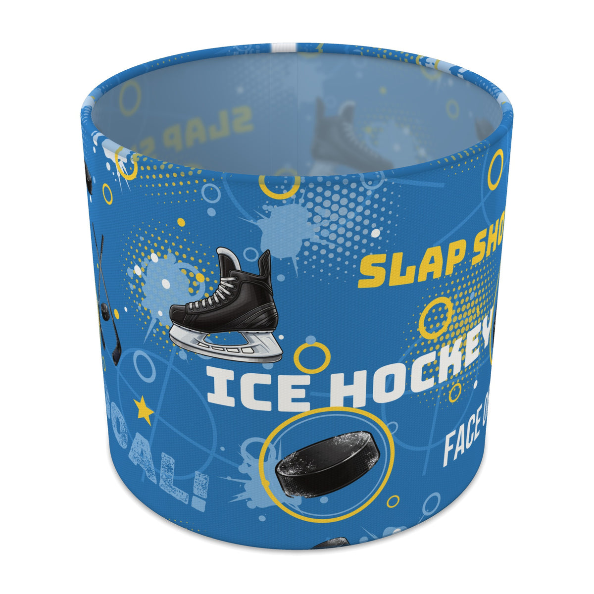 Sky Ice Hockey Face II lampshade - 20cm x 18.5cm Table