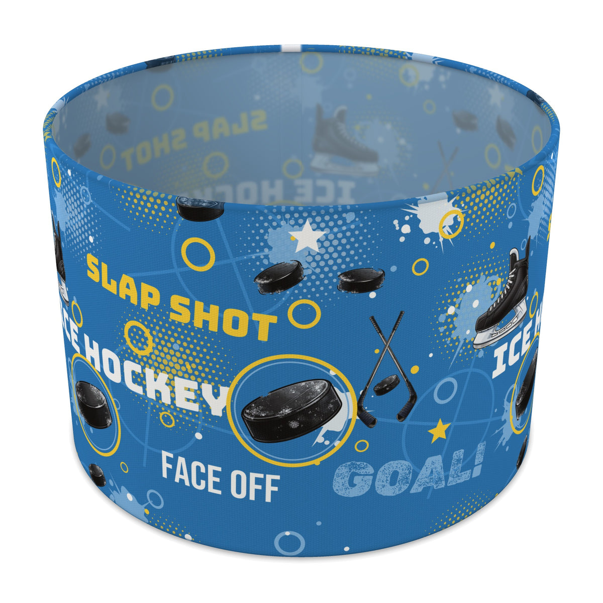 Sky Ice Hockey Face II lampshade - 30cm x 21cm Table