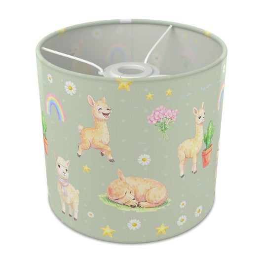 Sage Llama Love II lampshade - 20cm x 18.5cm Ceiling - main photo