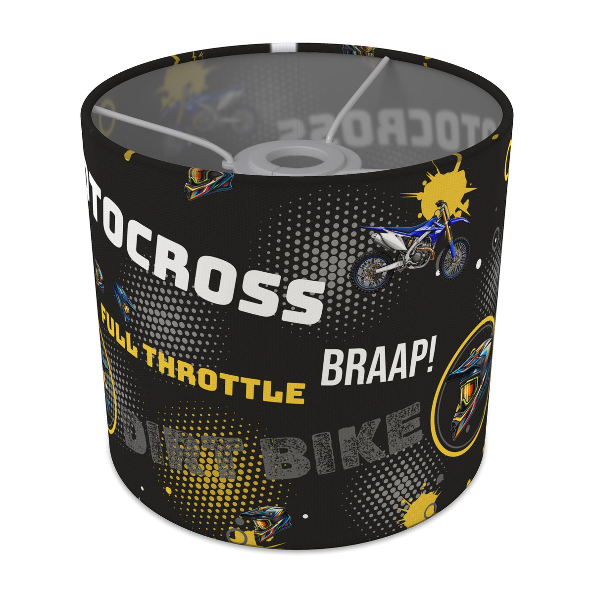 Black Full Throttle II lampshade - 20cm x 18.5cm Ceiling - main photo