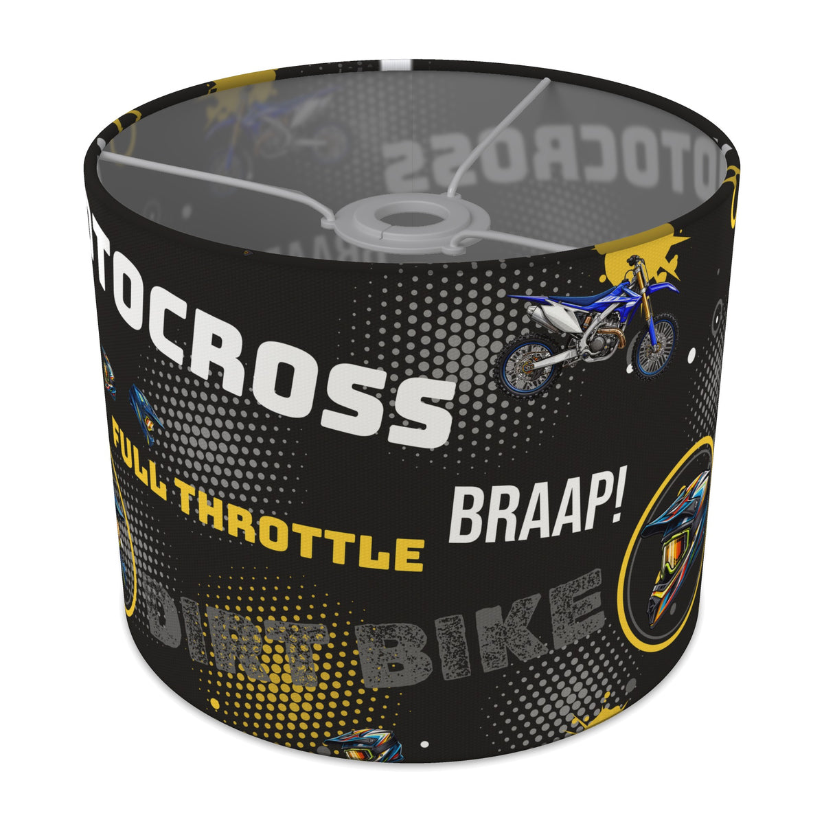 Black Full Throttle II lampshade - 25cm x 20cm Ceiling