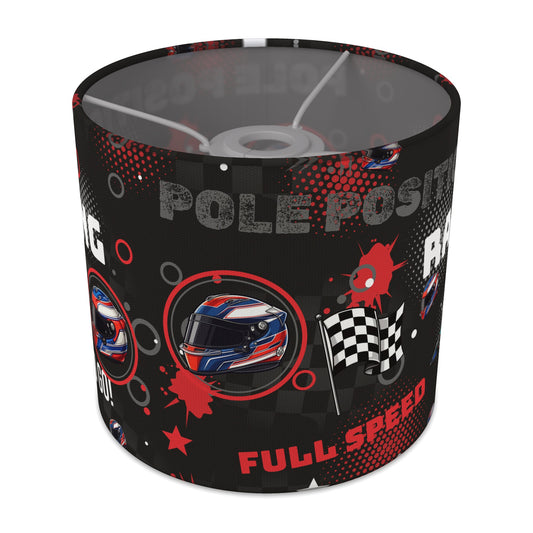 Black And Red Pole II lampshade - 20cm x 18.5cm Ceiling - main photo
