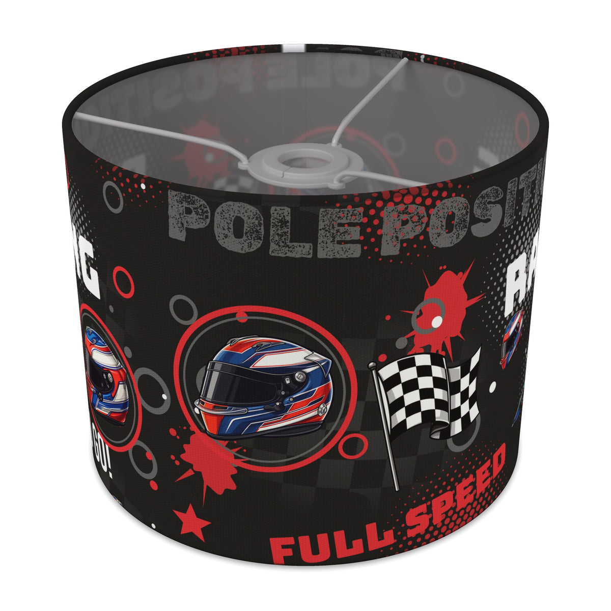 Black And Red Pole II lampshade - 25cm x 20cm Ceiling