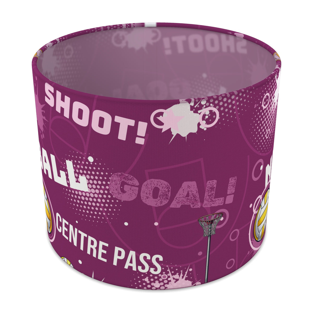 Berry Netball Star II lampshade - 25cm x 20cm Table