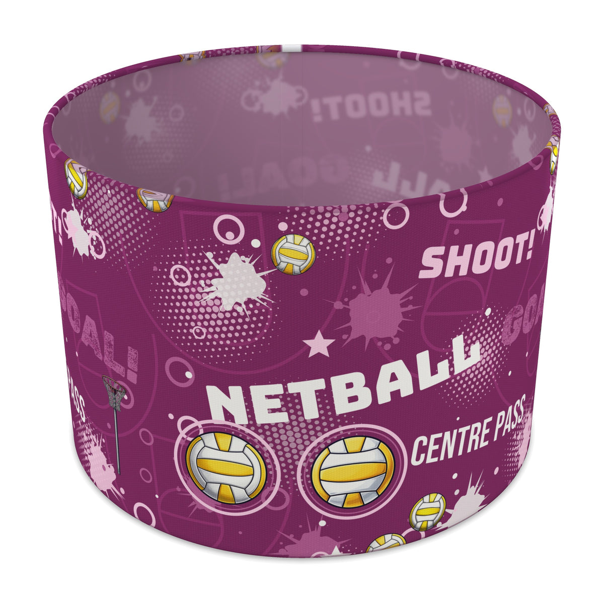 Berry Netball Star II lampshade - 30cm x 21cm Table