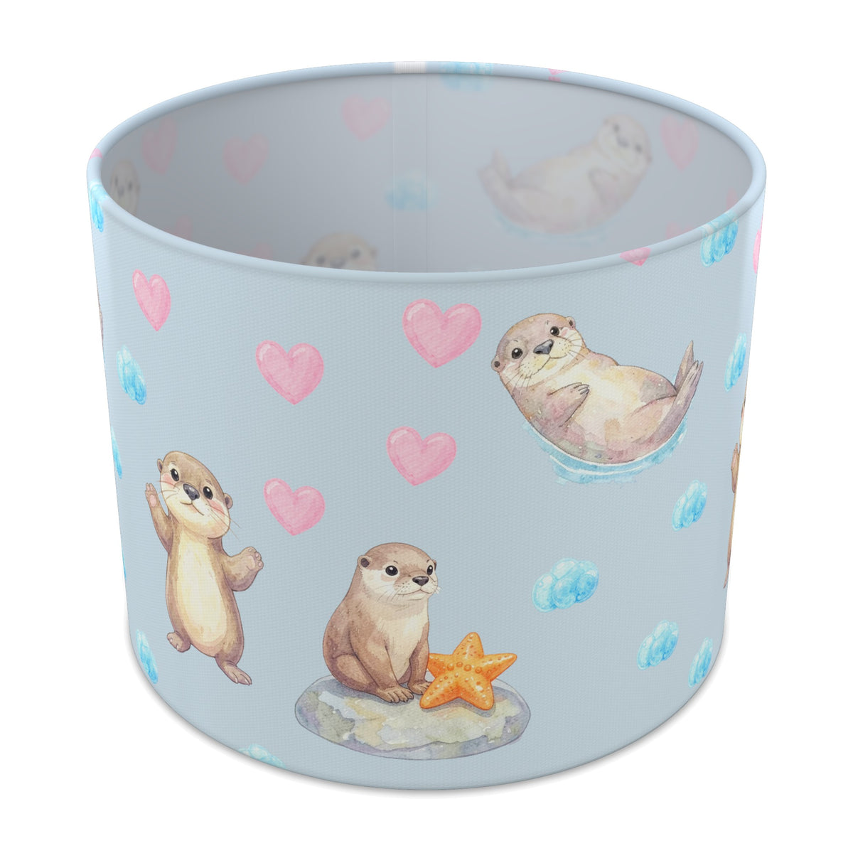 Sky Otter Friends II lampshade - 25cm x 20cm Table