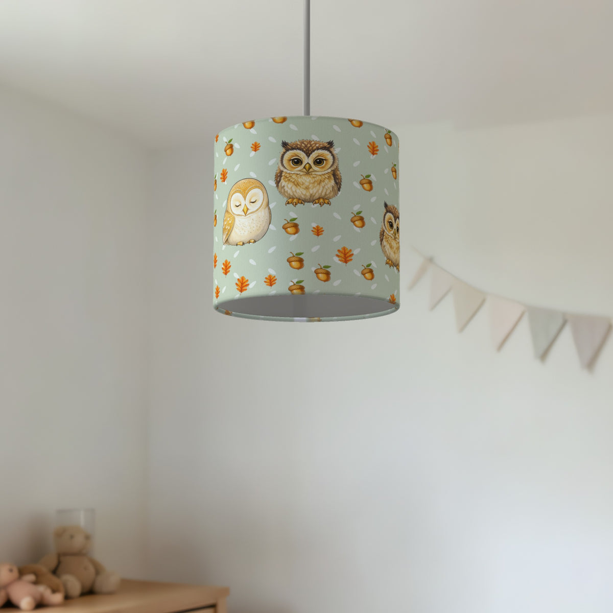 Sage Night Owls II lampshade - 20cm x 18.5cm Ceiling - photo 2
