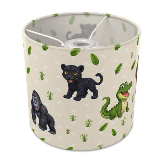 Cream Safari Friends II lampshade - 20cm x 18.5cm Ceiling - main photo