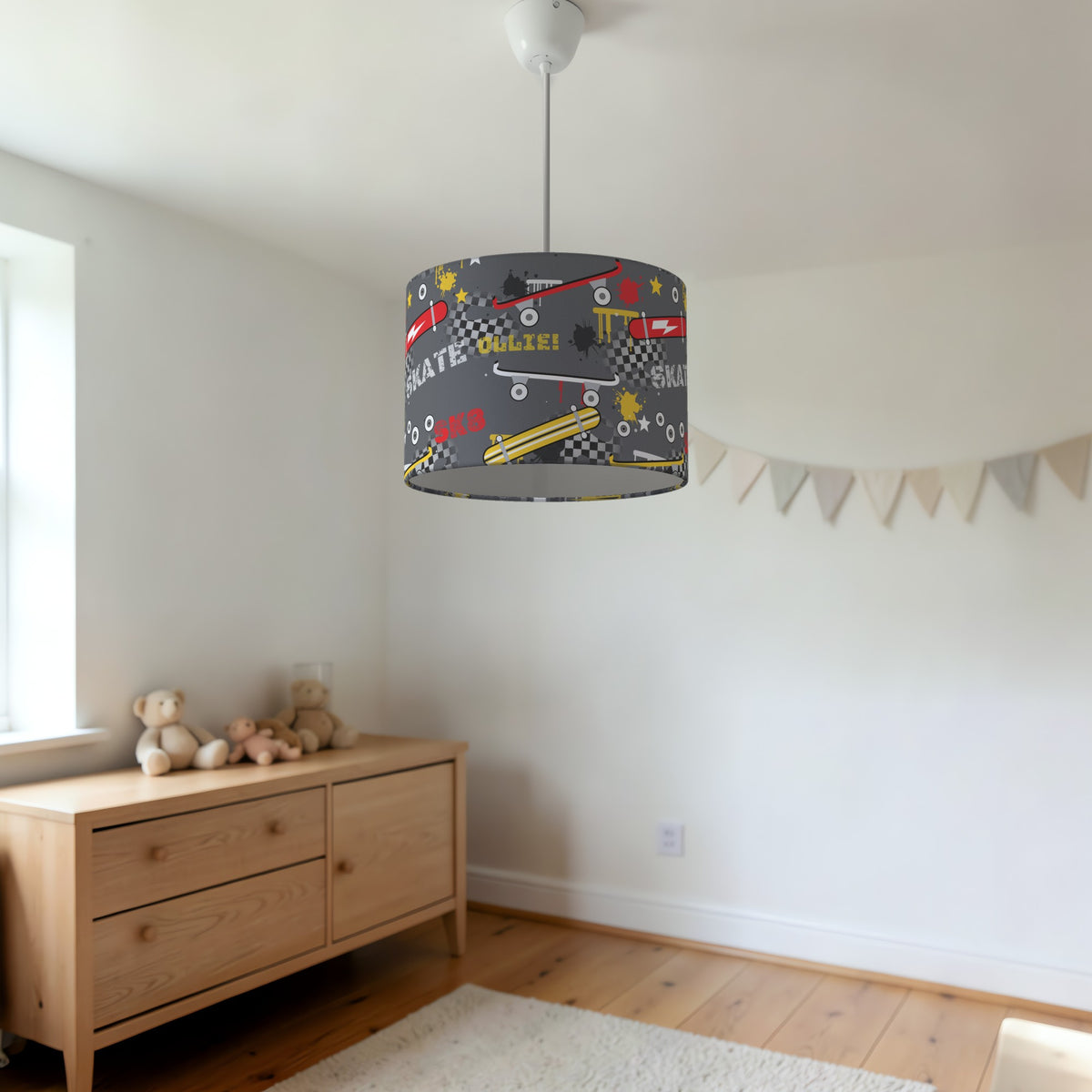 Concrete Skate Park II lampshade - 20cm x 18.5cm Ceiling - photo 3