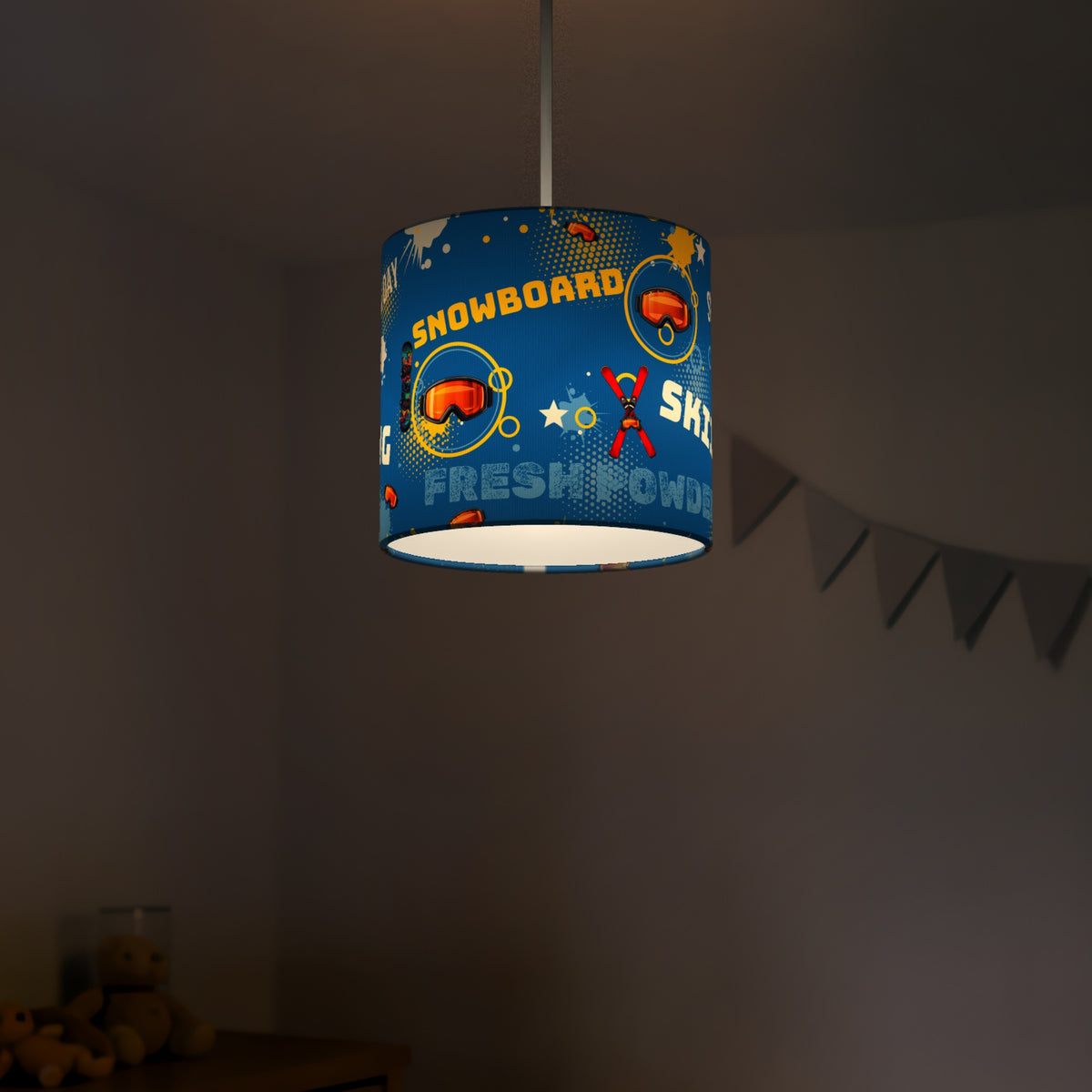 Sky Snow Day II lampshade - 20cm x 18.5cm Ceiling - photo 5
