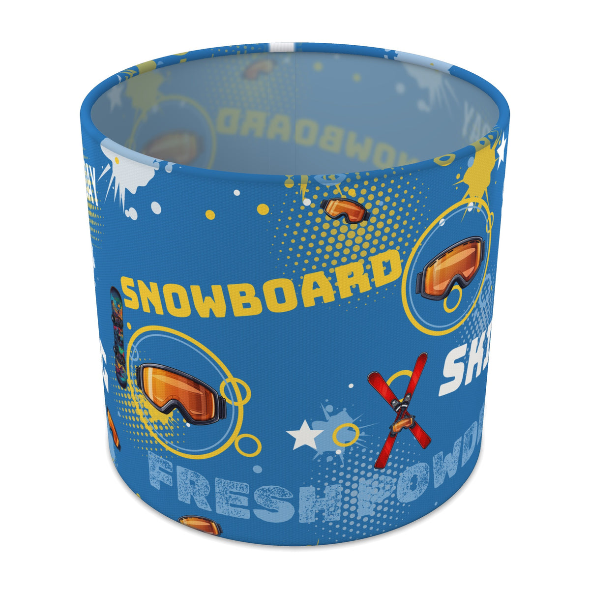 Sky Snow Day II lampshade - 20cm x 18.5cm Table