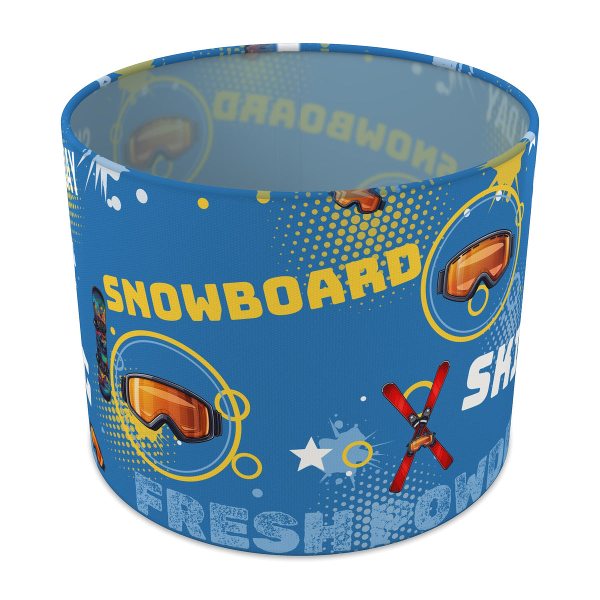Sky Snow Day II lampshade - 25cm x 20cm Table