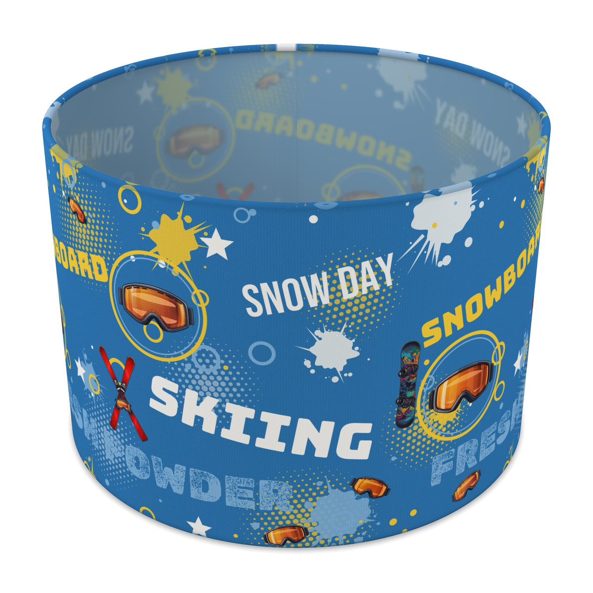 Sky Snow Day II lampshade - 30cm x 21cm Table