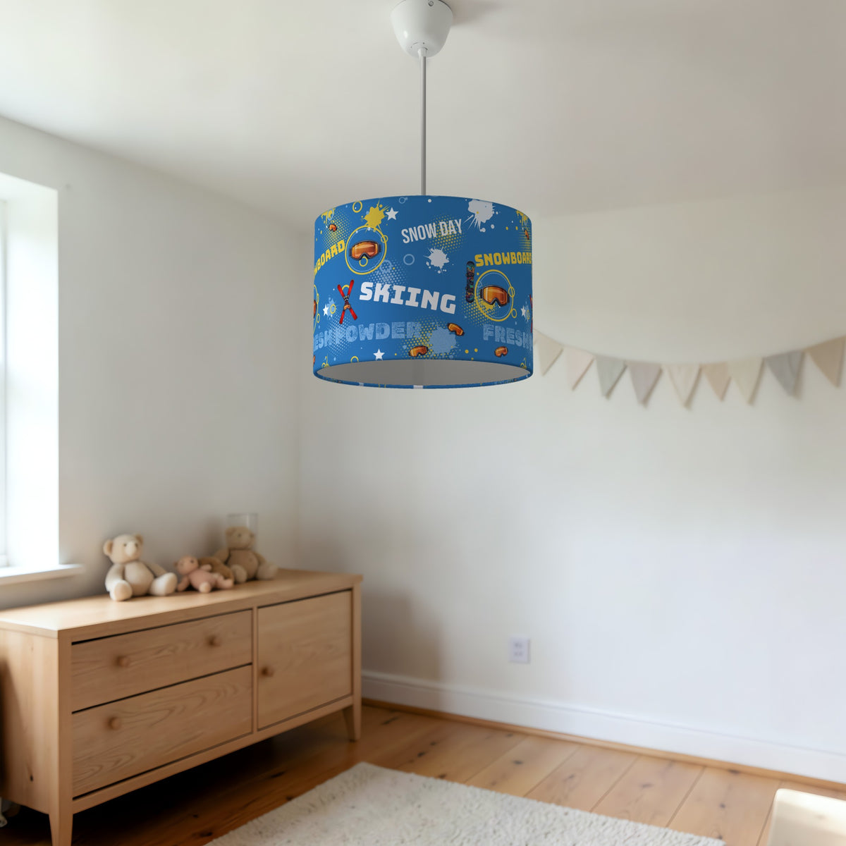 Sky Snow Day II lampshade - 20cm x 18.5cm Ceiling - photo 3