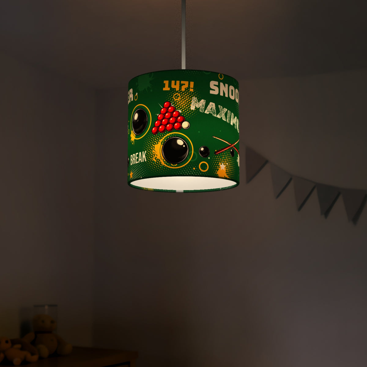 Pitch Snooker Break II lampshade - 20cm x 18.5cm Ceiling - photo 5
