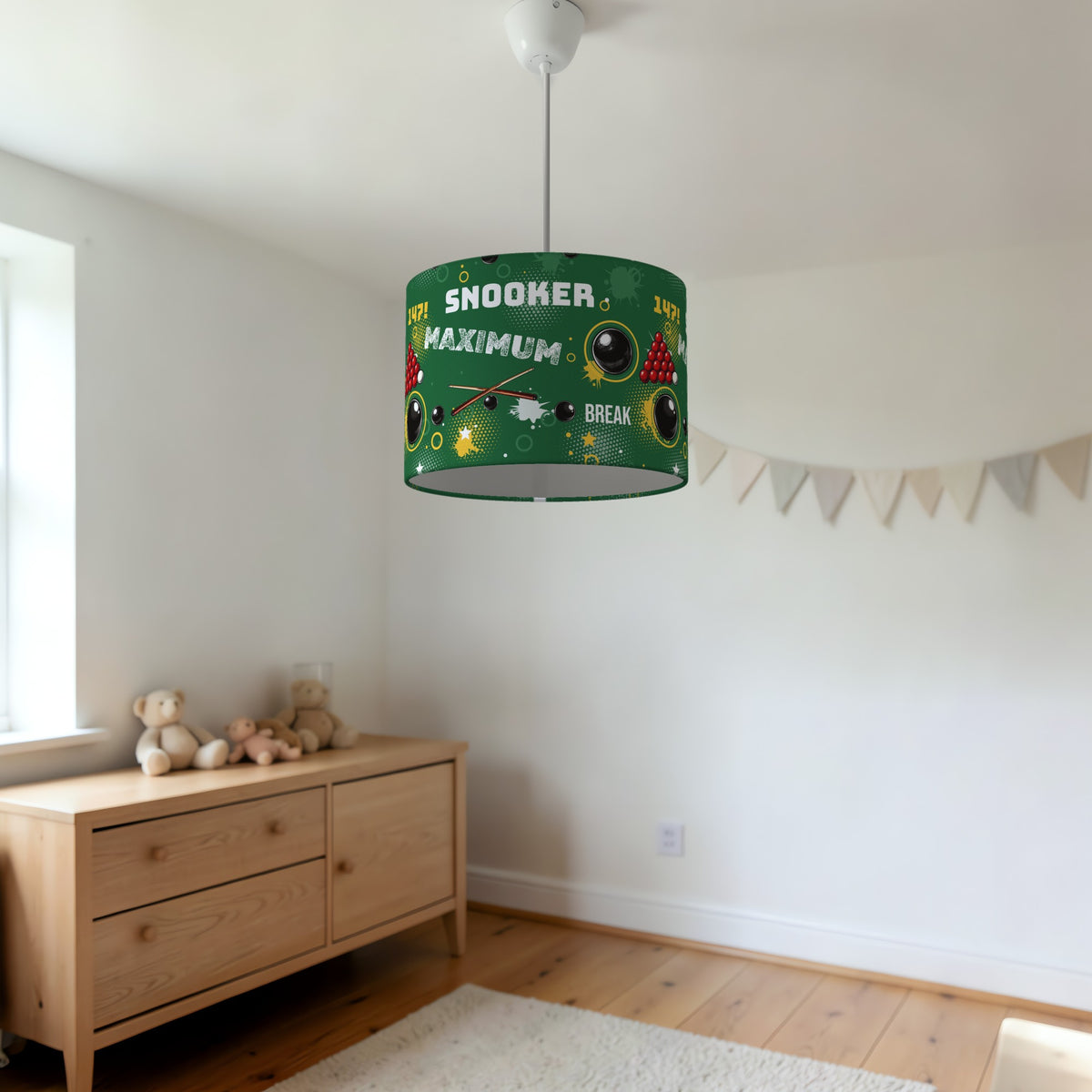 Pitch Snooker Break II lampshade - 20cm x 18.5cm Ceiling - photo 3