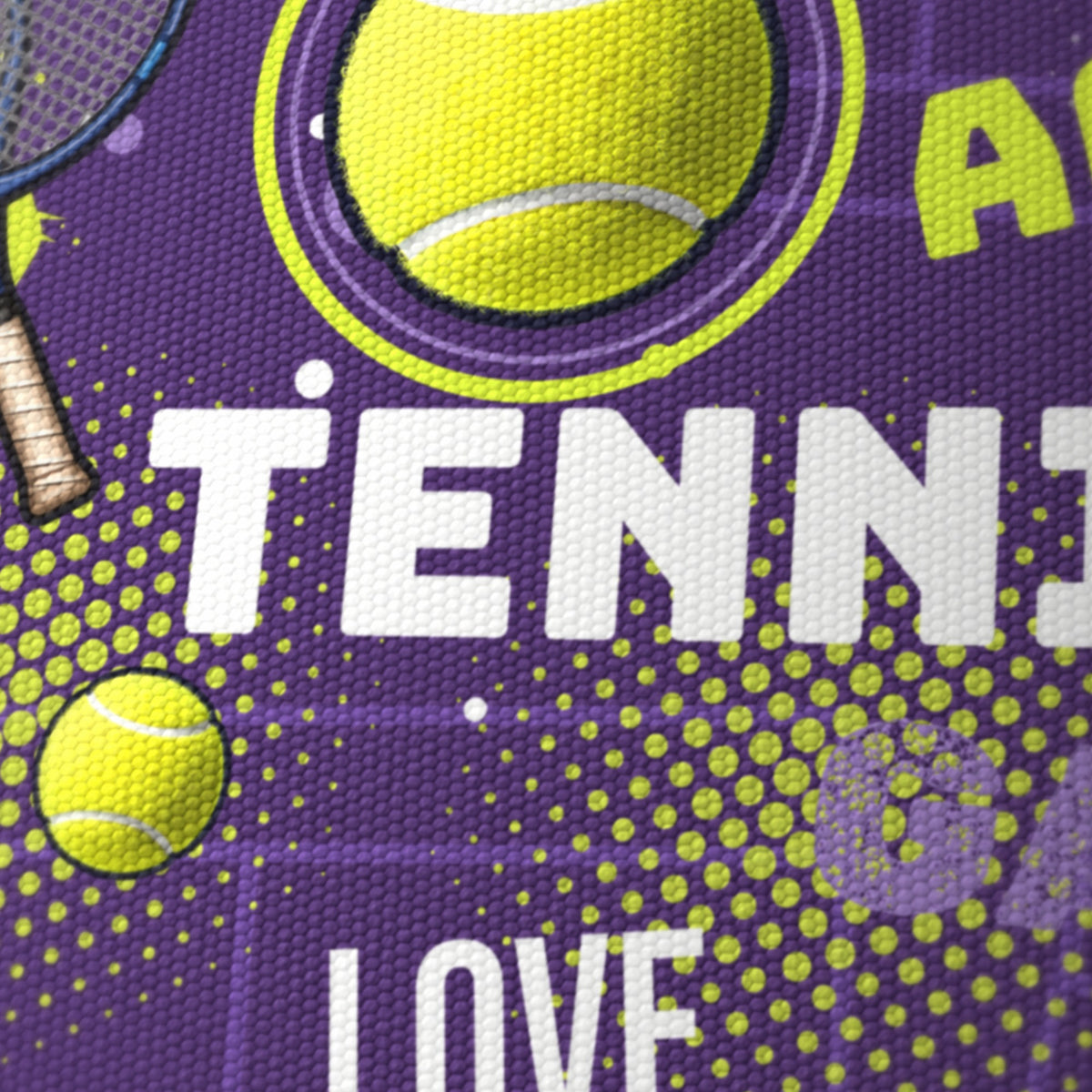 Purple Tennis Ace II lampshade - 20cm x 18.5cm Ceiling - photo 6