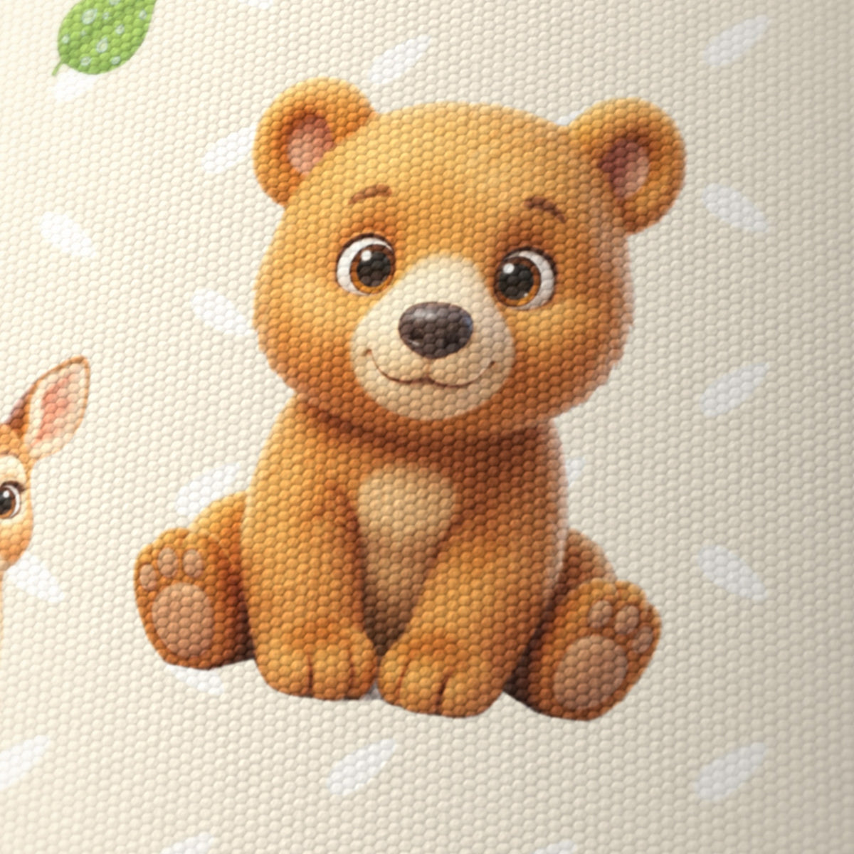 Cream Baby Woodland Friends II lampshade - 20cm x 18.5cm Ceiling - photo 6