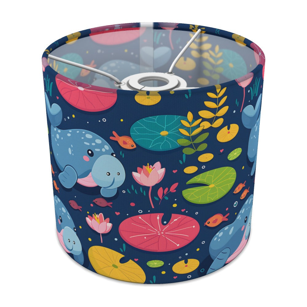 Manatee Lilypads Flowers lampshade - 20cm Ceiling