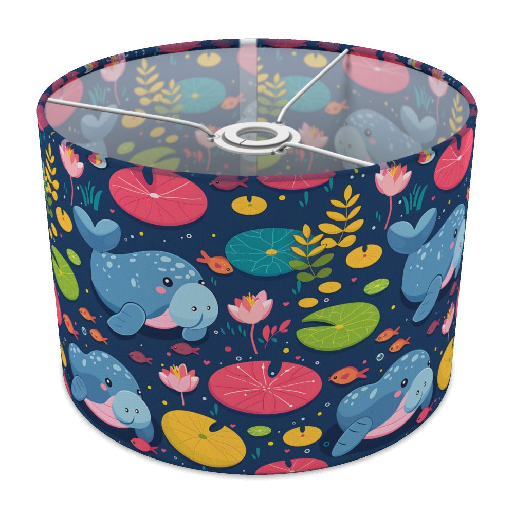 Manatee Lilypads Flowers lampshade - 30cm Ceiling
