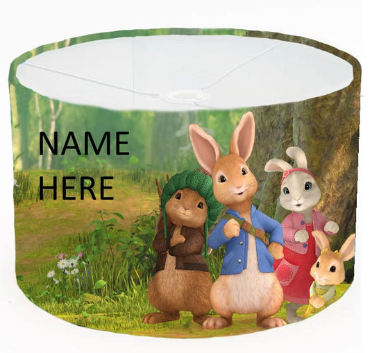Woodland Animal Friends Ceiling Lampshade Lightshade for Nursery - 20cm x 18.5cm