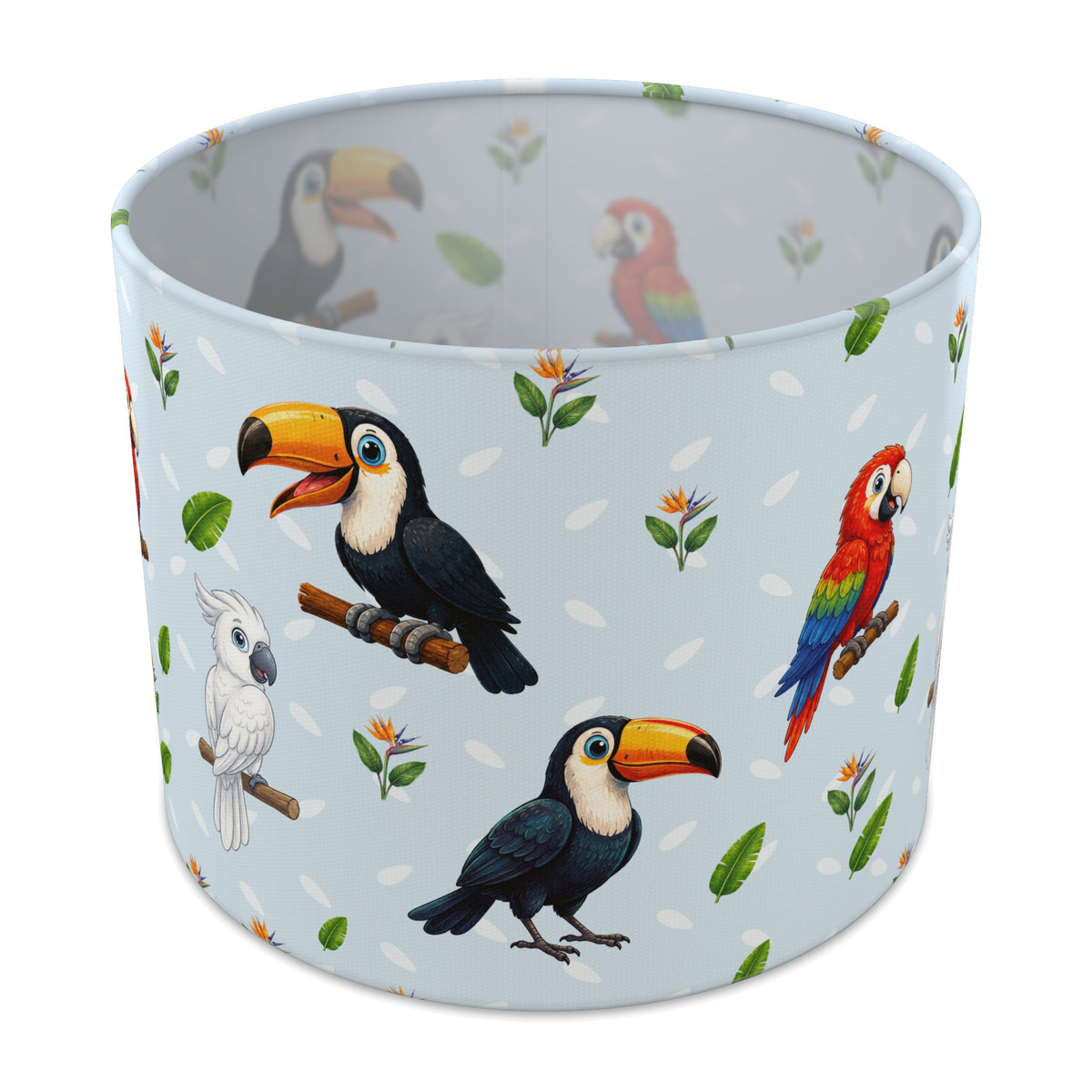 Sky Bird Friends II lampshade - 25cm x 20cm Table