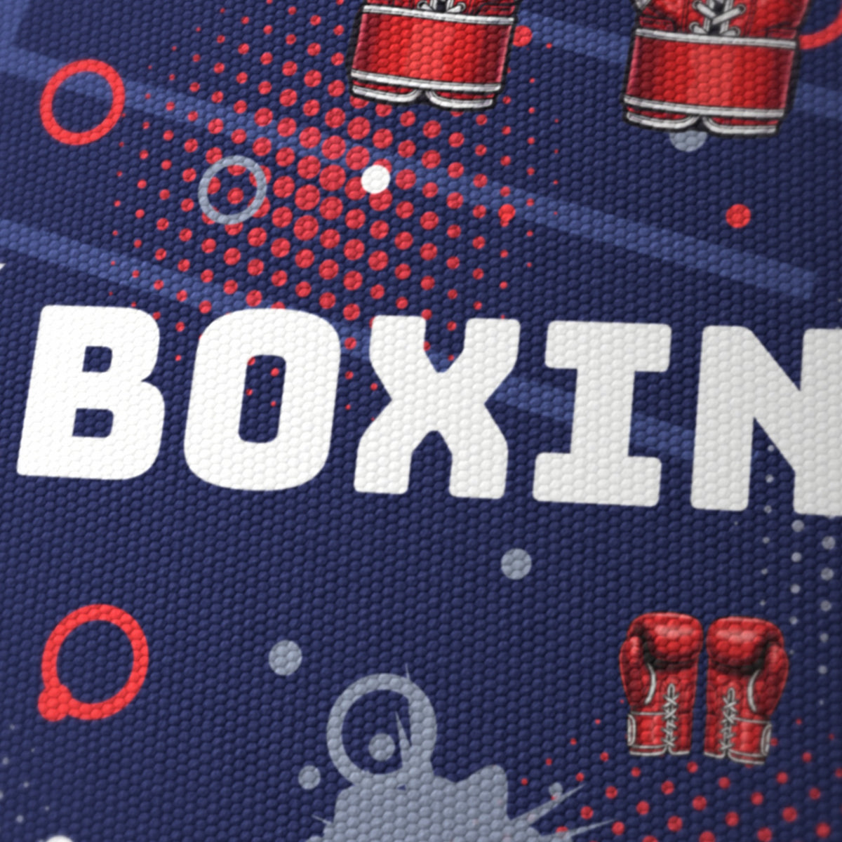 Navy Knockout Boxing II lampshade - 20cm x 18.5cm Ceiling - photo 6