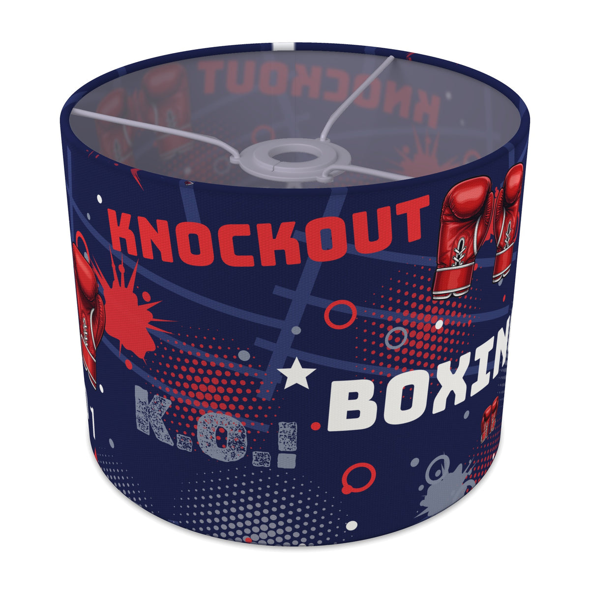Navy Knockout Boxing II lampshade - 25cm x 20cm Ceiling