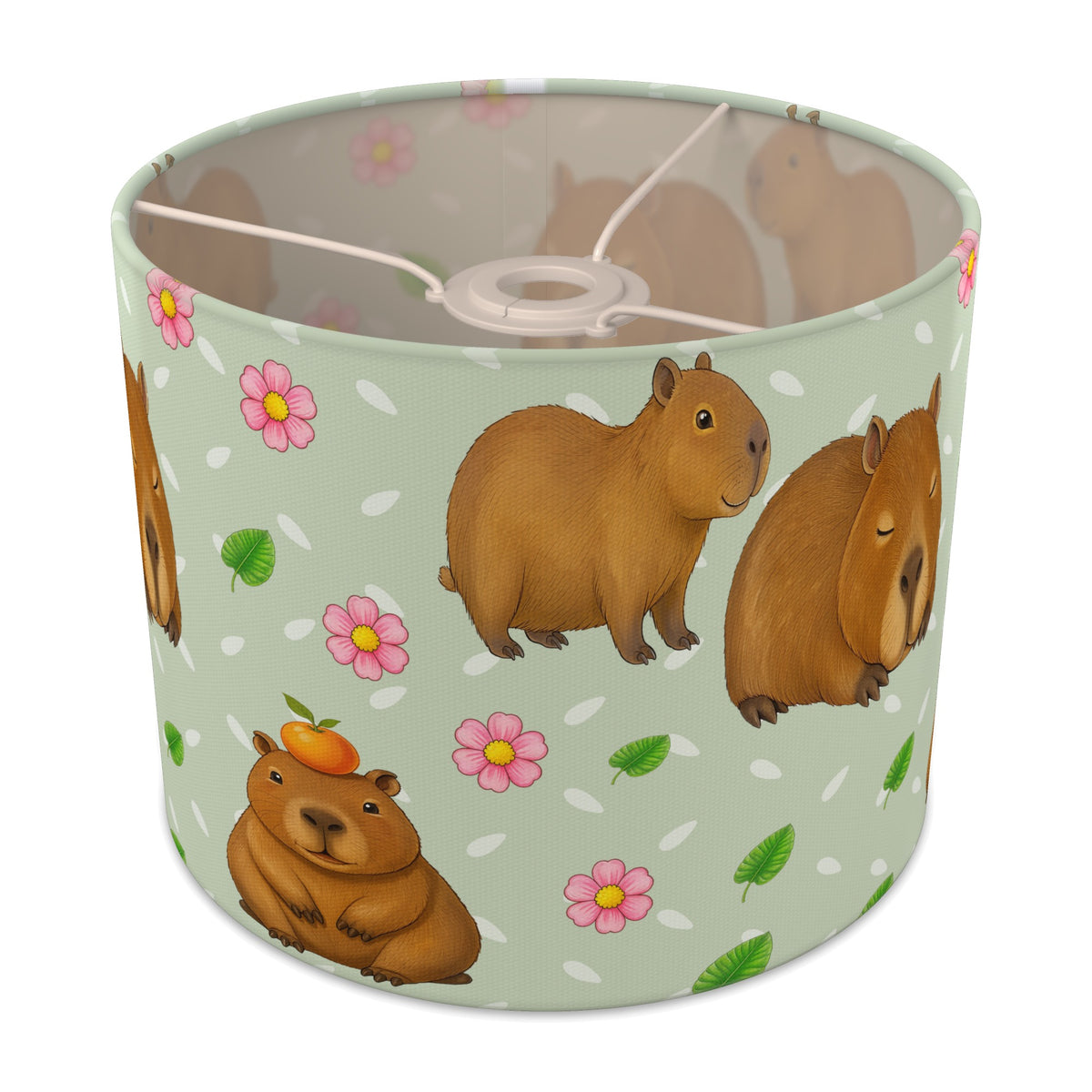 Sage Capybara Chill II lampshade - 25cm x 20cm Ceiling
