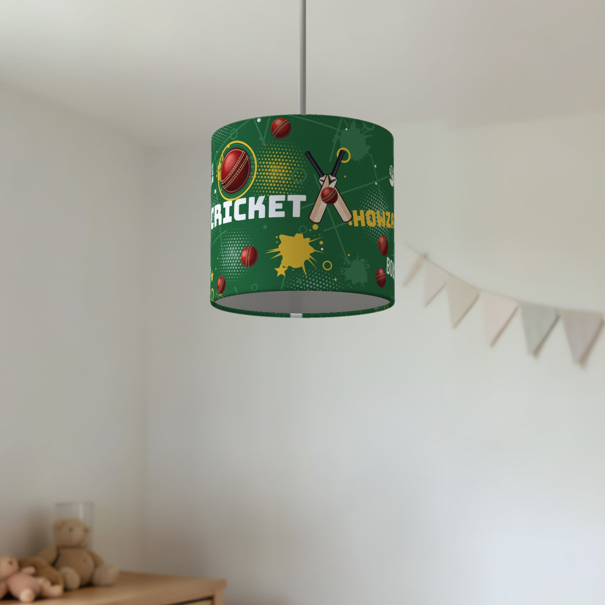 Pitch Cricket Crazy II lampshade - 20cm x 18.5cm Ceiling - photo 2