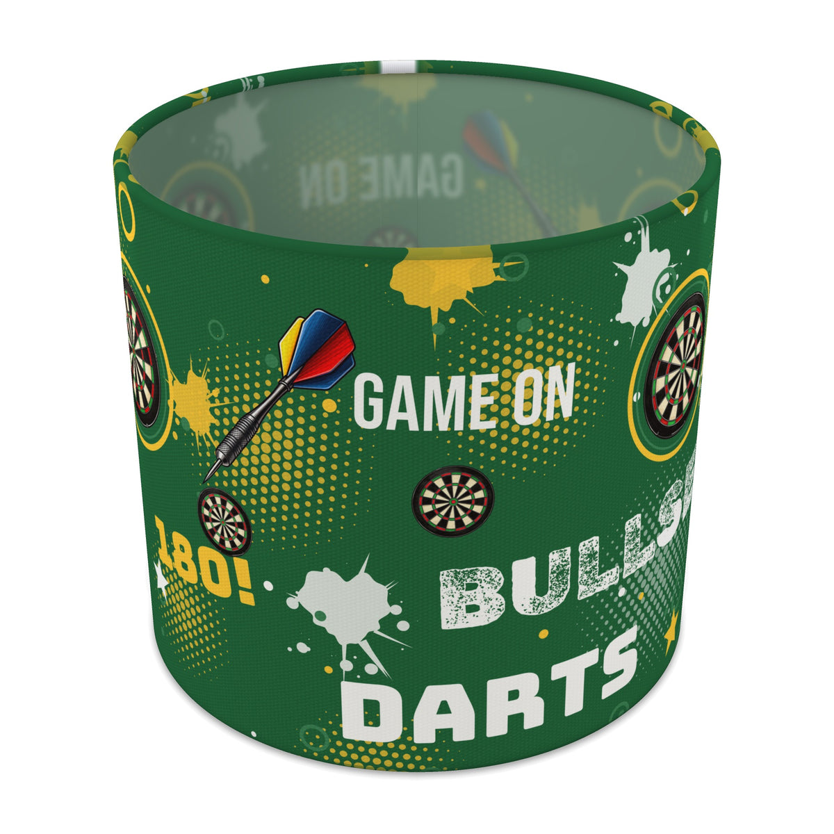 Pitch Darts Night II lampshade - 20cm x 18.5cm Table