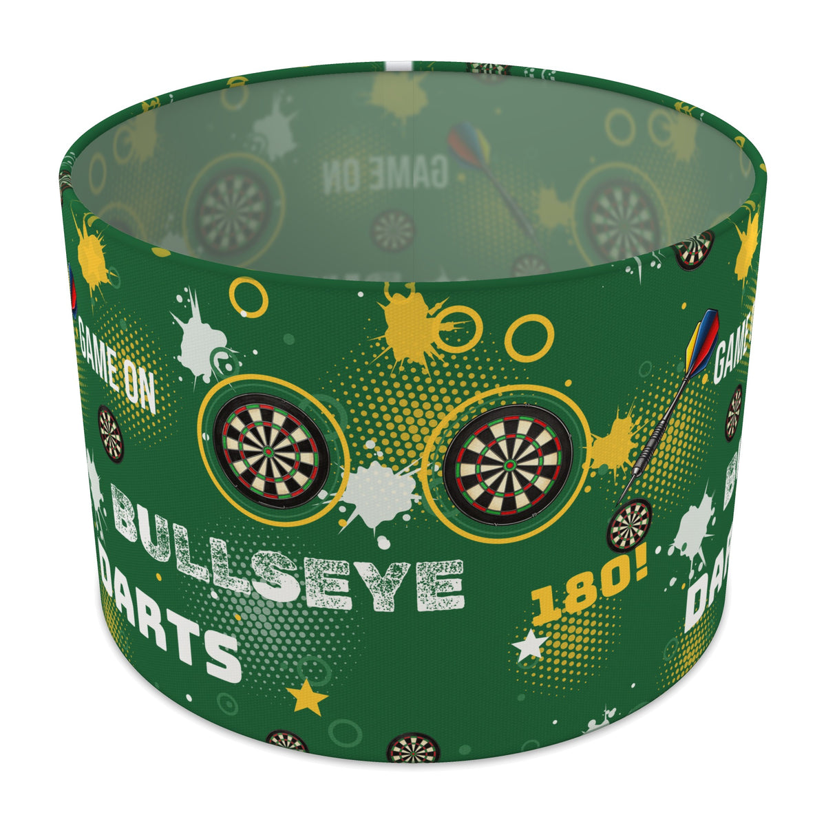 Pitch Darts Night II lampshade - 30cm x 21cm Table