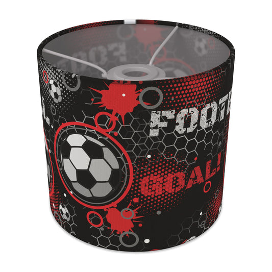 Black Football Crazy II lampshade - 20cm x 18.5cm Ceiling - main photo